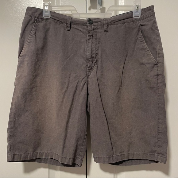 Vans Other - Vans Men’s Chino Shorts Gray Size 36 Flat Front Casual Skate Style